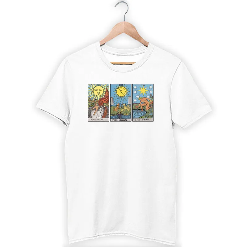 Vintage Tarot Card Sun And Moon Shirt