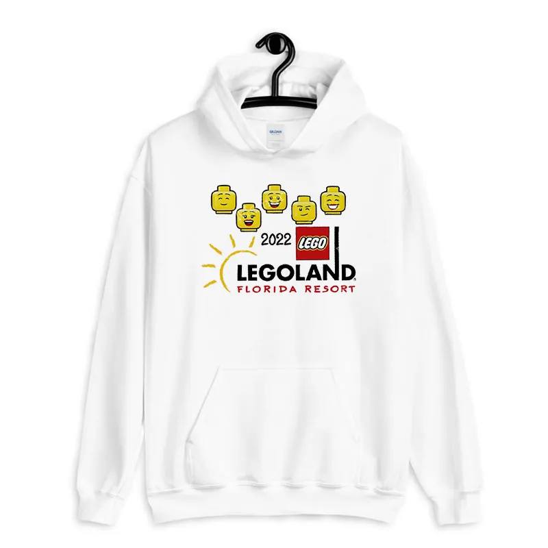 White Hoodie 2022 Florida Resort Legoland Shirt