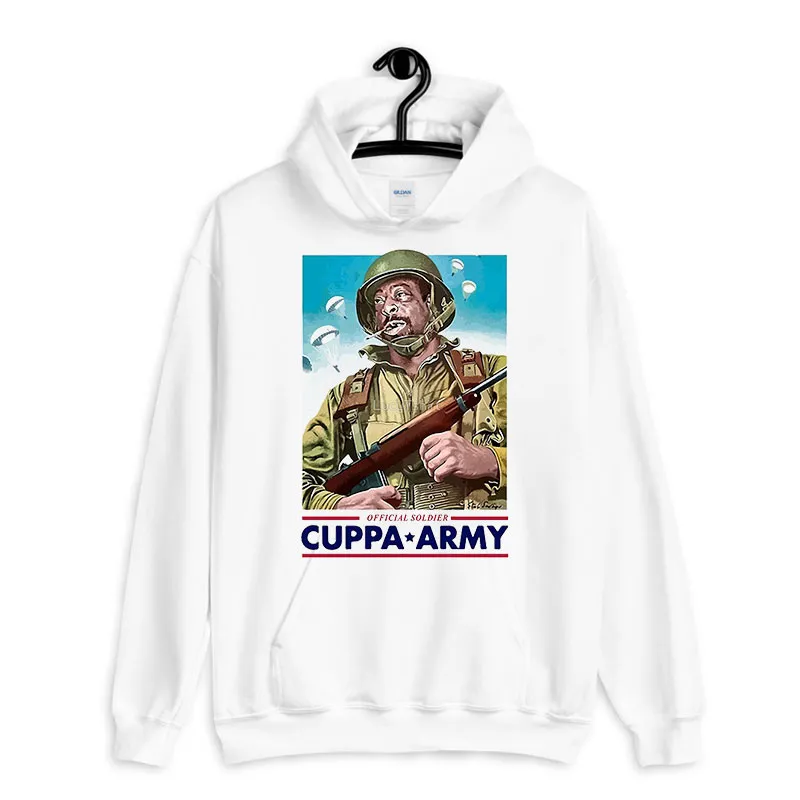 White Hoodie Funny Cuppa Army 2020 Shirt