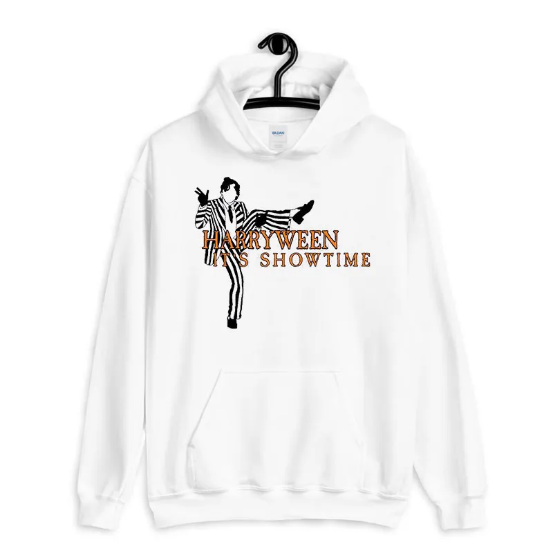 White Hoodie Funny It's Showtime Harryween Shirt