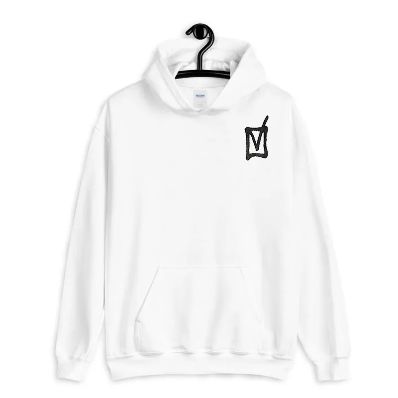 White Hoodie Option Choice Male Female Person Shirt With Back
