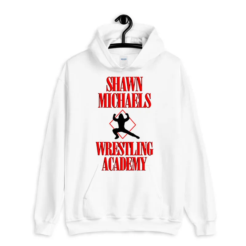 White Hoodie Shawn Michaels Wrestling Academy Shirt