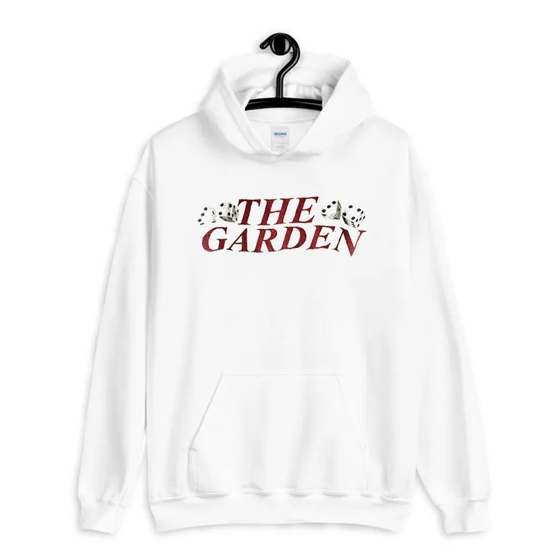 White Hoodie Vintage 90s The Garden Shirt