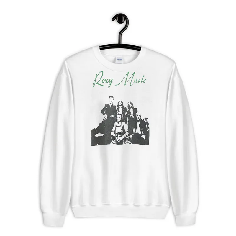 White Sweatshirt 1972 Vintage Roxy Music T Shirt