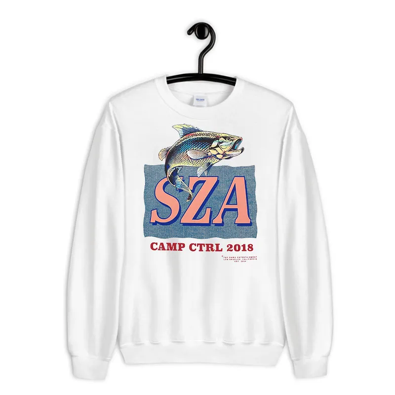 White Sweatshirt Sza Merch Sza Camp Ctrl 2018 Tour Shirt