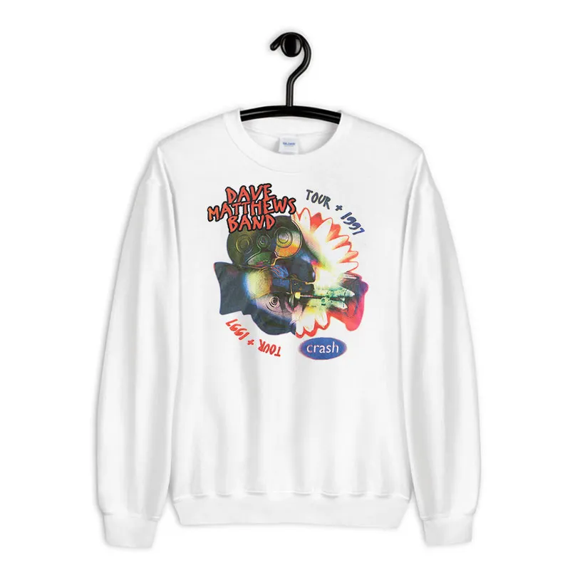 White Sweatshirt Vintage 1997 Dave Matthews Band T Shirt