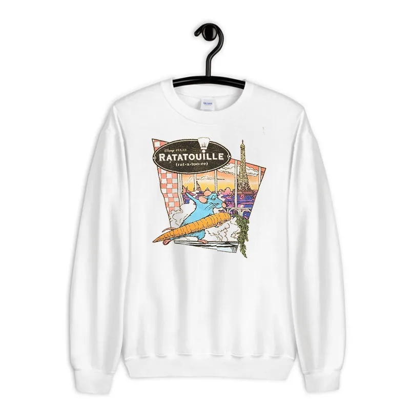 White Sweatshirt Vintage Disney Ratatouille Shirt