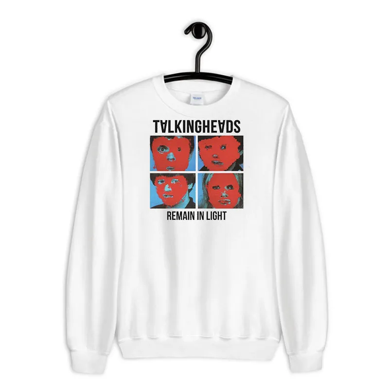 White Sweatshirt Vintage Remain In Light 1980 Talking Heads Shirt