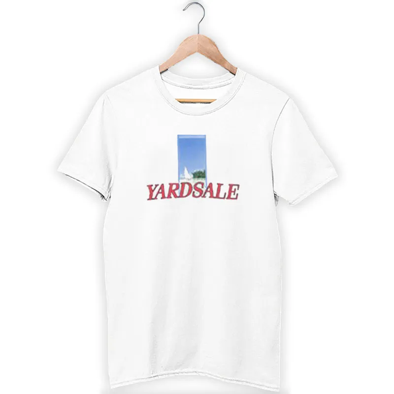 White T Shirt Graphic Yardsale Hoodie