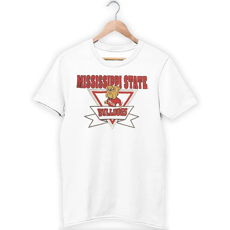 White T Shirt Mississippi State Bull Dogs 90s Vintage Mississippi State Sweatshirt