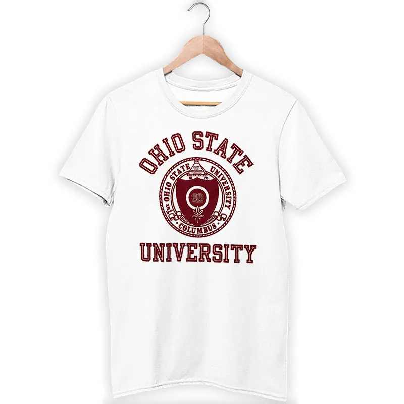 White T Shirt University Ohio State Sweatshirt Vintage 70s