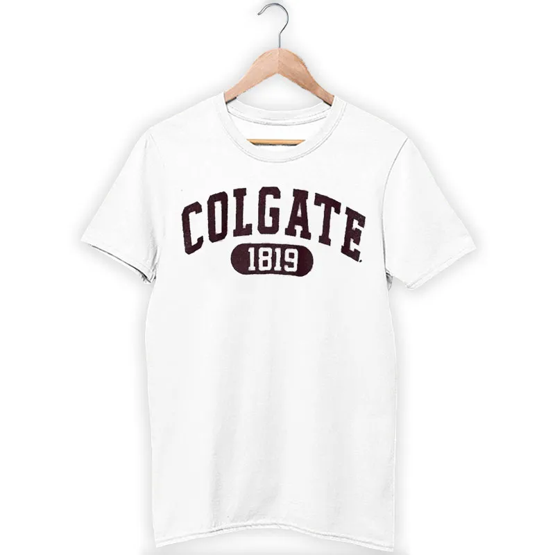 White T Shirt Vintage 1819 Colgate Sweatshirt