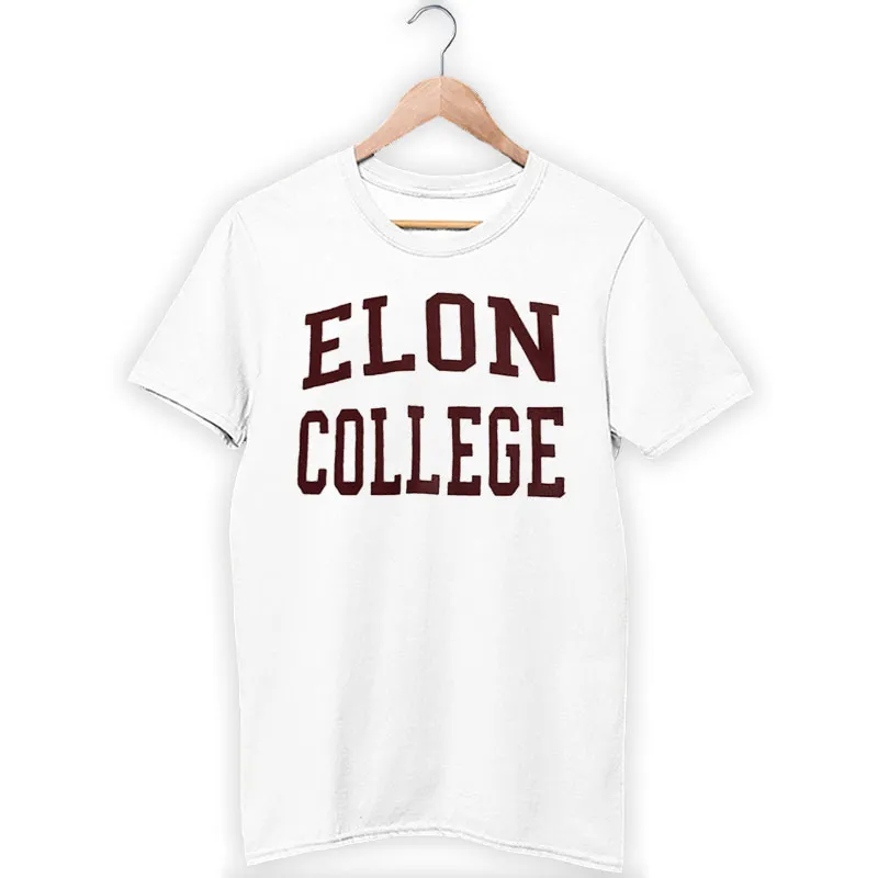 White T Shirt Vintage College 90s Elon University Sweatshirt