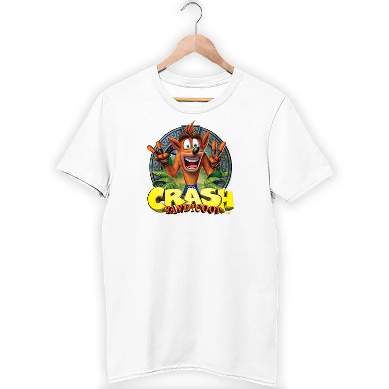 1990s Vintage Crash Bandicoot Shirt