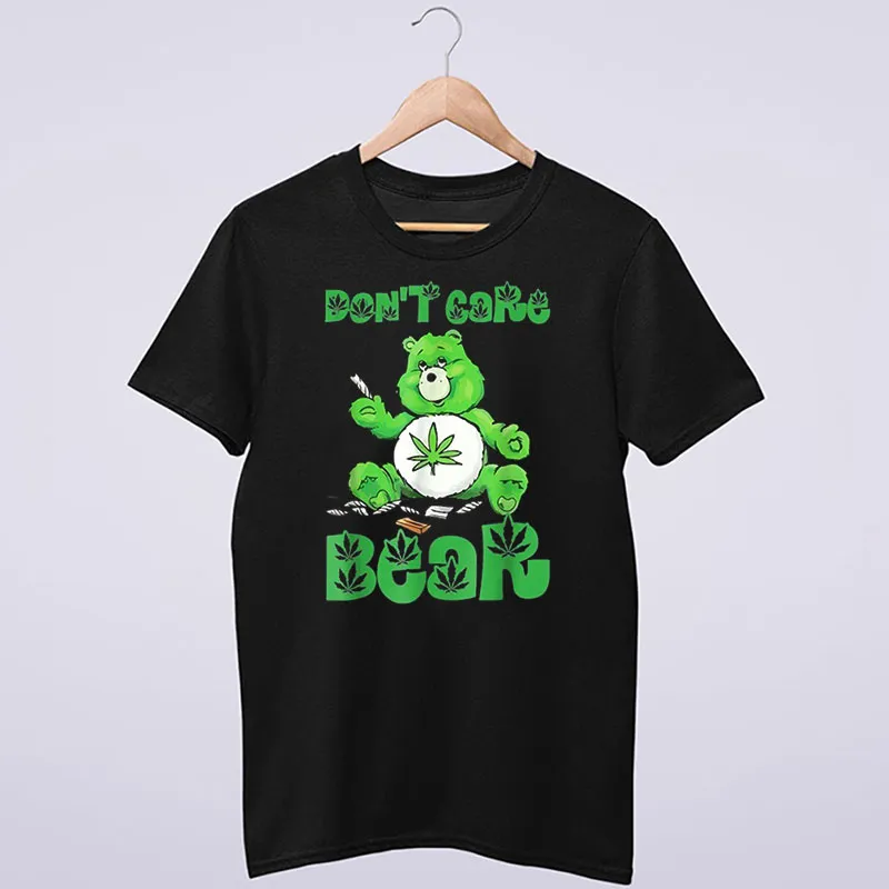 420 Care Bear Smoking Weed Cannabis Marijuana Stoner Shirt