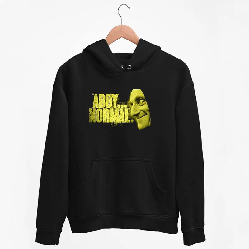 Black Hoodie Abby Normal Young Frankenstein Marty Felman Shirt