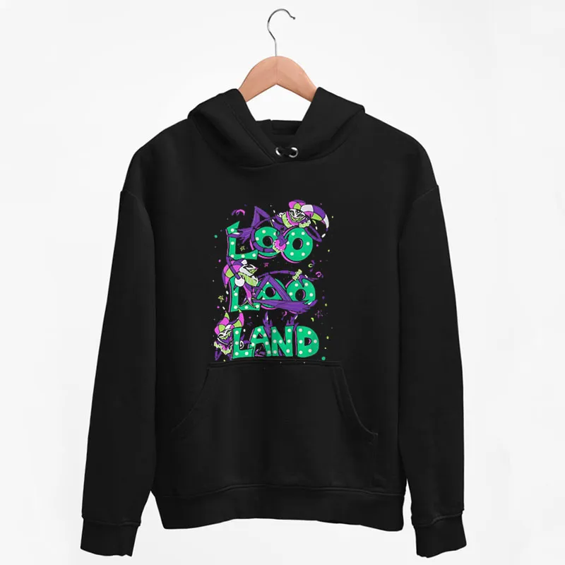 Black Hoodie Loo Loo Land Hazbin Hotel Shirt