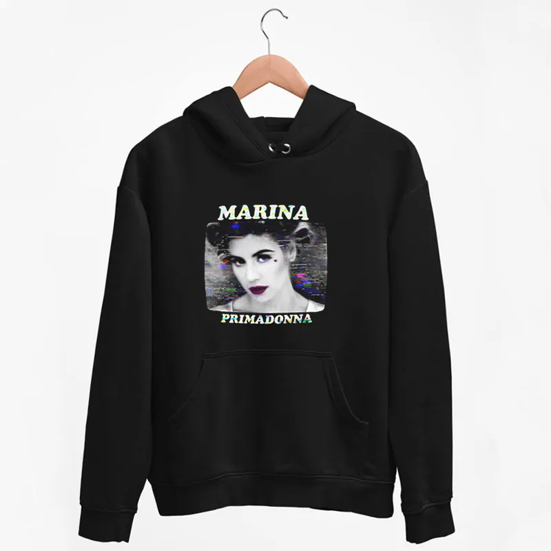 Black Hoodie Marina Merch Primadonna Shirt