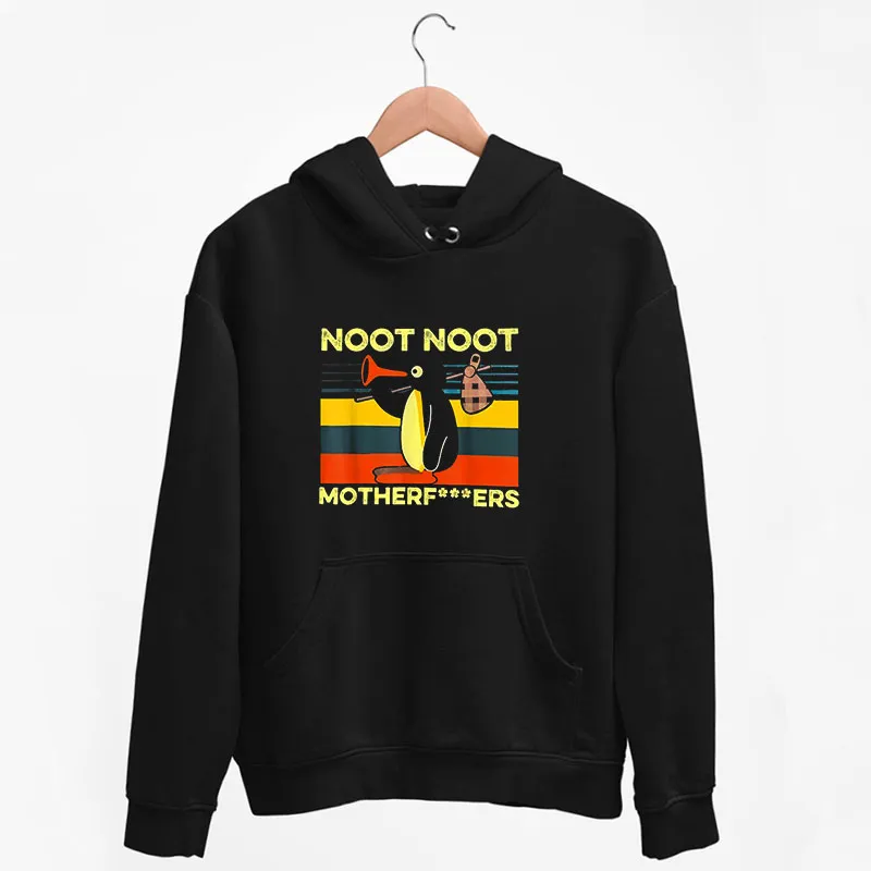Black Hoodie Noot Noot Penguin Motherfuers Shirt