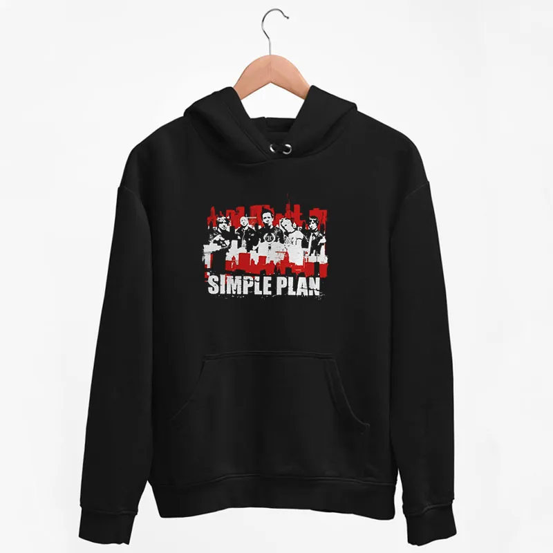 Black Hoodie The Music Simple Plan Merch Shirt
