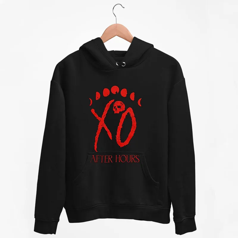 Black Hoodie The Weeknd After Hours Xo Shirt