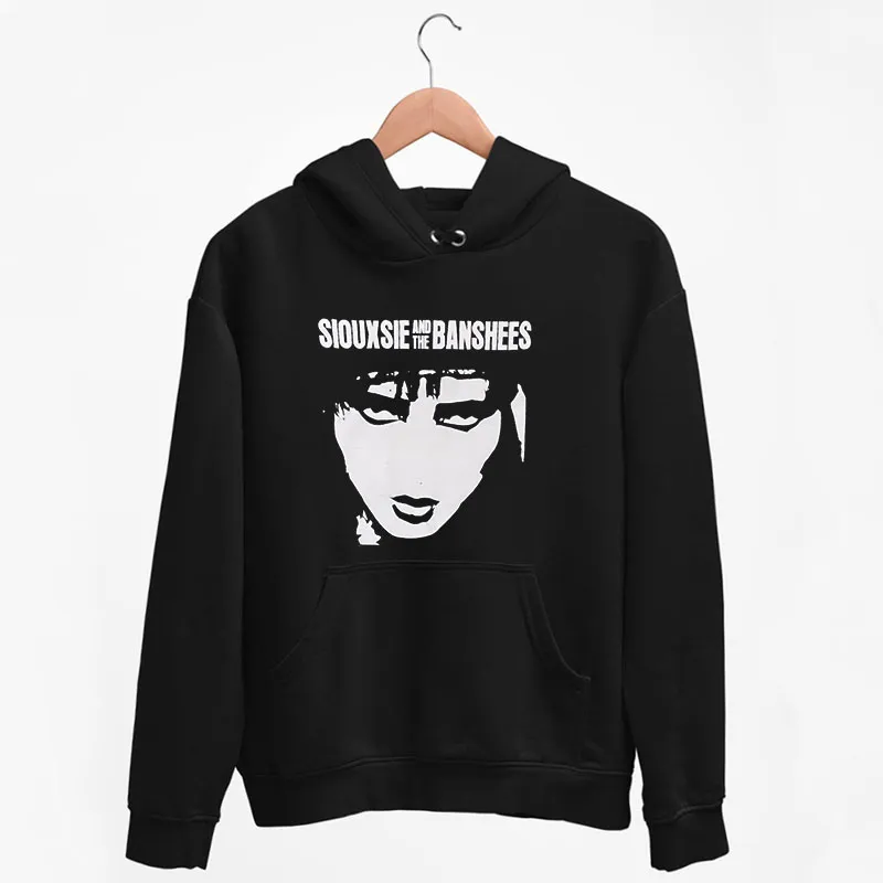 Black Hoodie Vintage Retro Siouxsie And The Banshees T Shirt