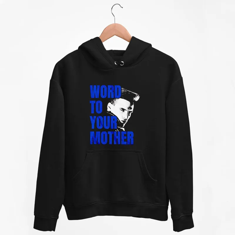 Black Hoodie Vintage Word To Your Mother Vanilla Ice Shirt