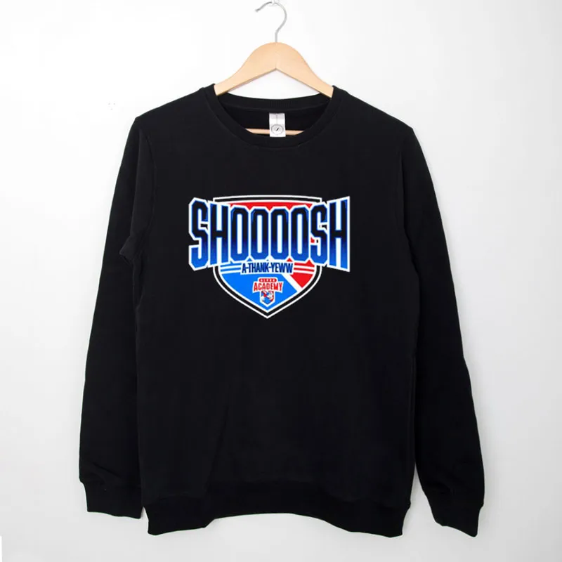 Black Sweatshirt Alpha Academy Shoooosh Shirt