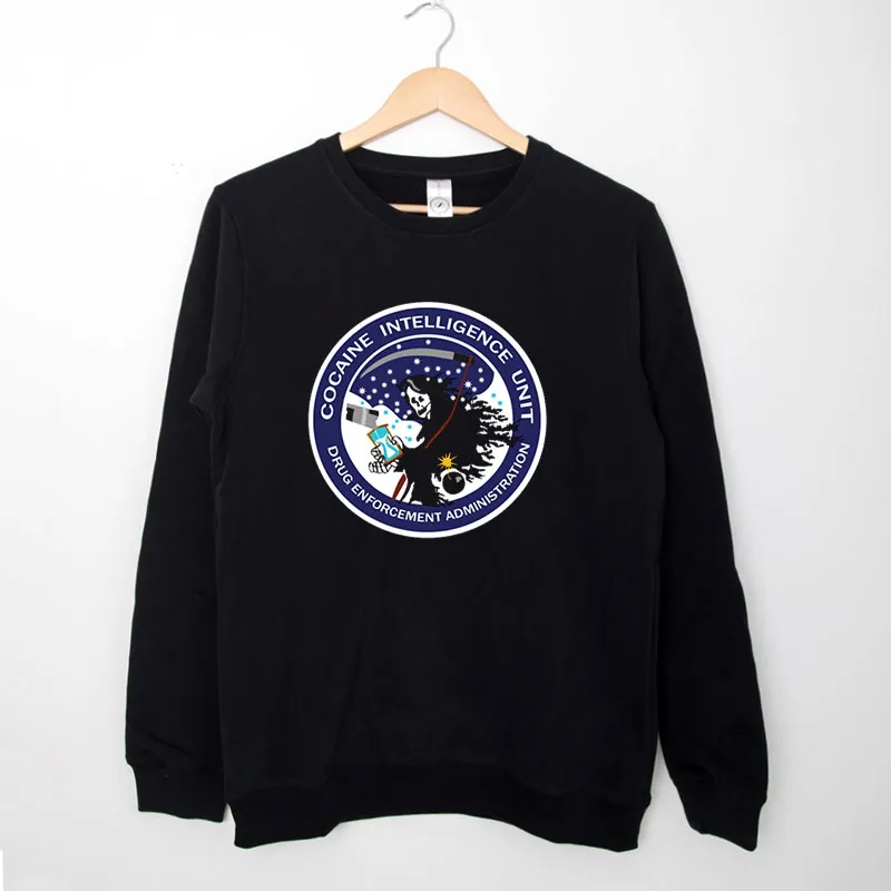 Black Sweatshirt Dea Cocaine Intelligence Unit Shirt