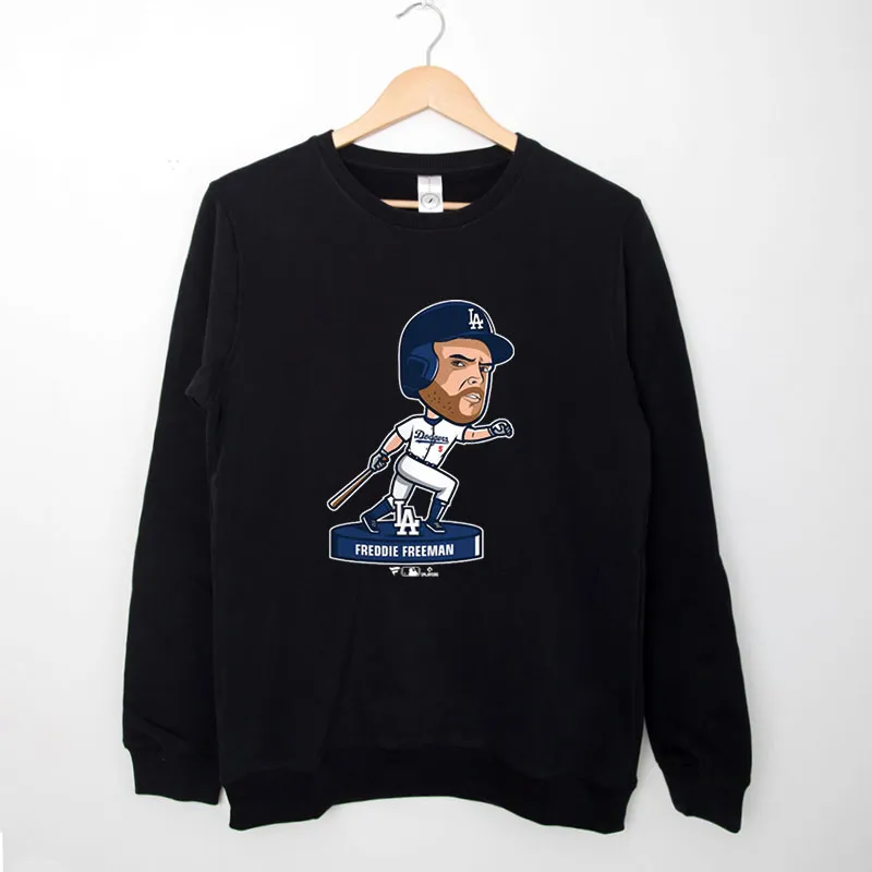 Black Sweatshirt Dodgers Freddie Freeman Bobblehead 2022 Shirt