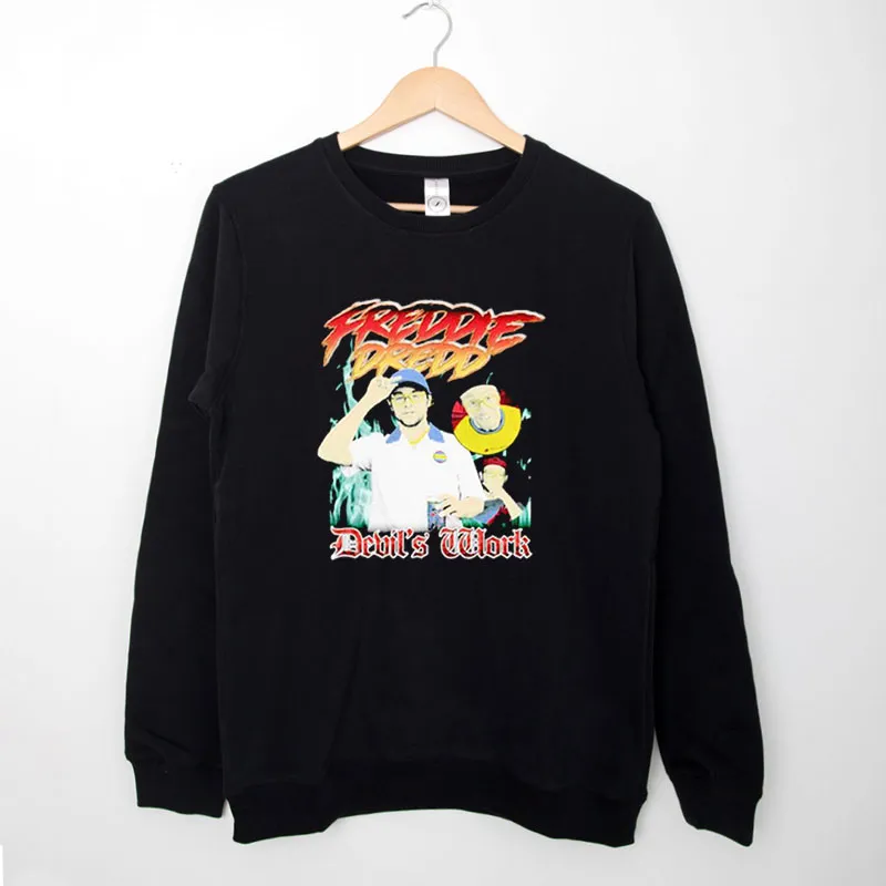 Black Sweatshirt Freddie Dredd Devil's Chord Shirt