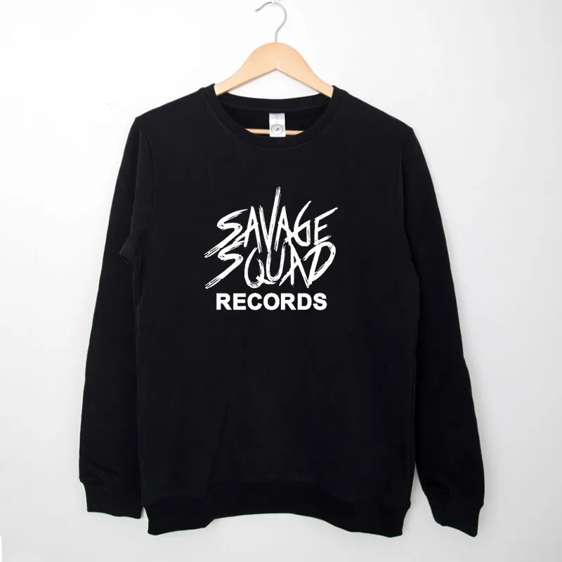 Black Sweatshirt Fredo Santana Savage Squad Records Shirt