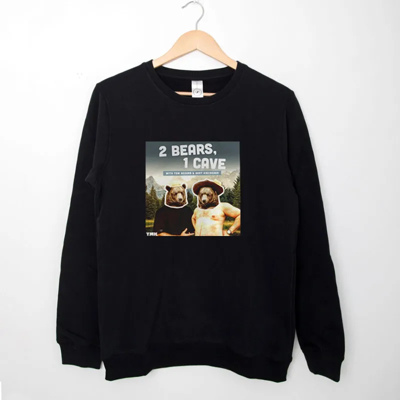 Black Sweatshirt Funny 2 Bears 1 Cave Merch Shirt