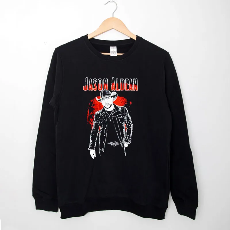 Black Sweatshirt Funny Jason Aldean Tour Shirts