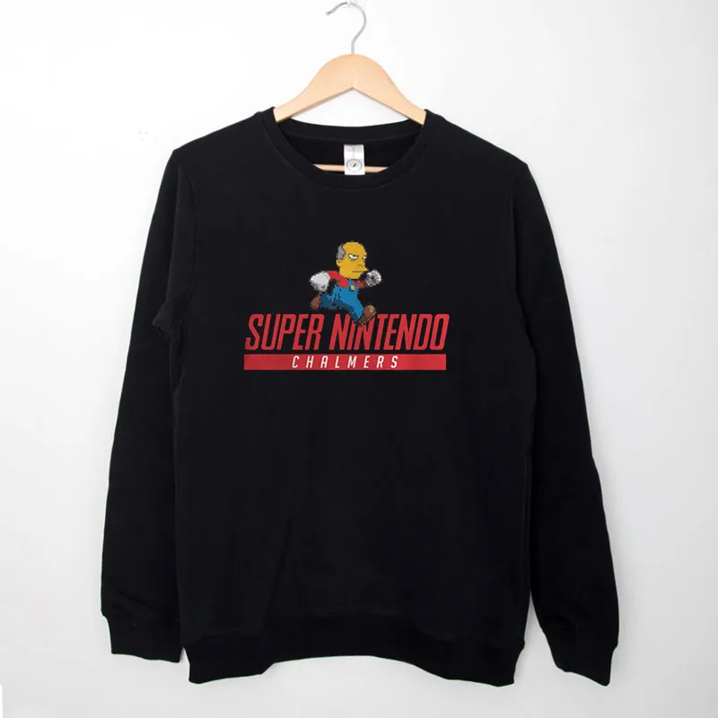 Black Sweatshirt Funny Supernintendo Chalmers Shirt