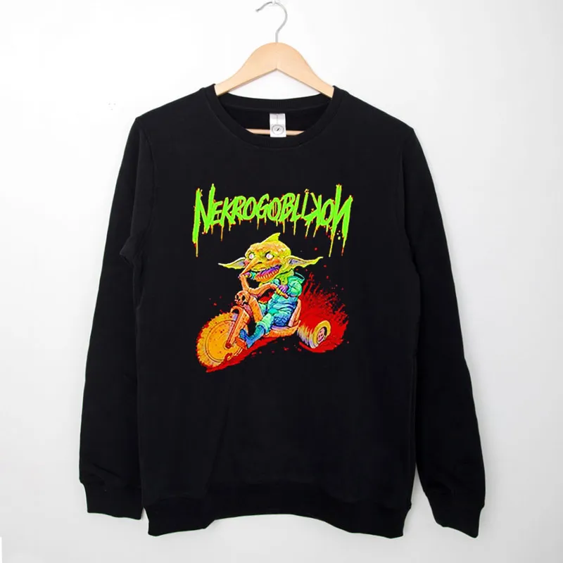 Black Sweatshirt Goblin Mode Nekrogoblikon Shirt