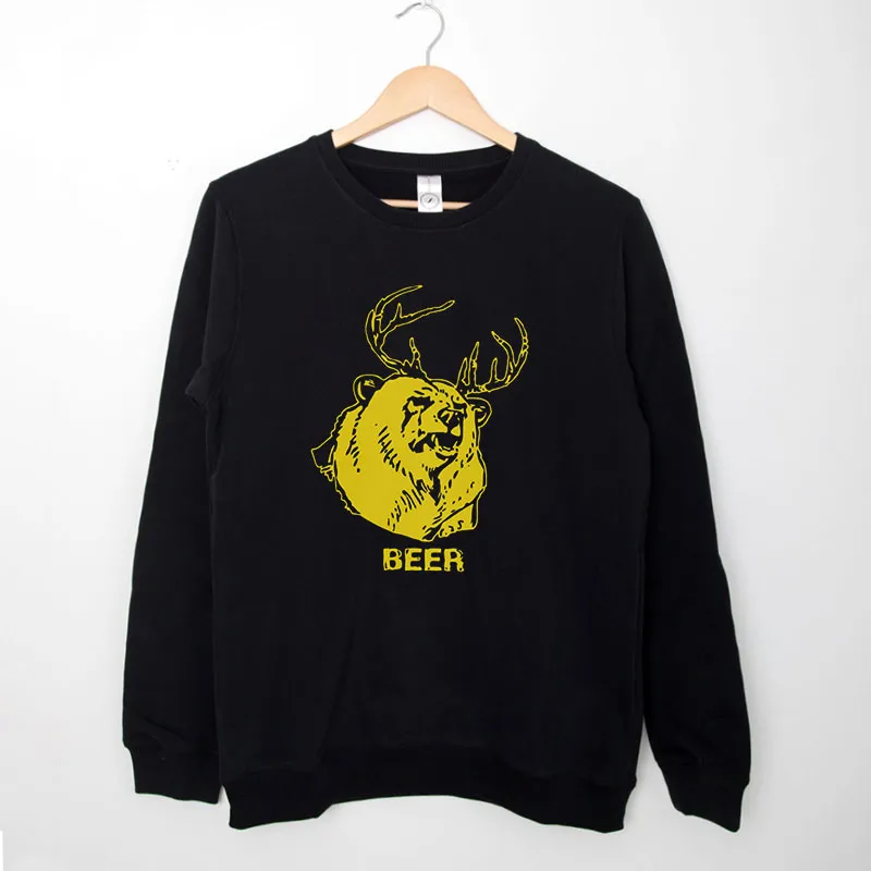Black Sweatshirt It's Always Sunny In Philadelphia Beer Deer Shirt