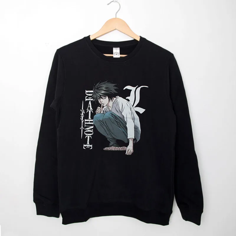 Black Sweatshirt Kenji Death Note L Shirt