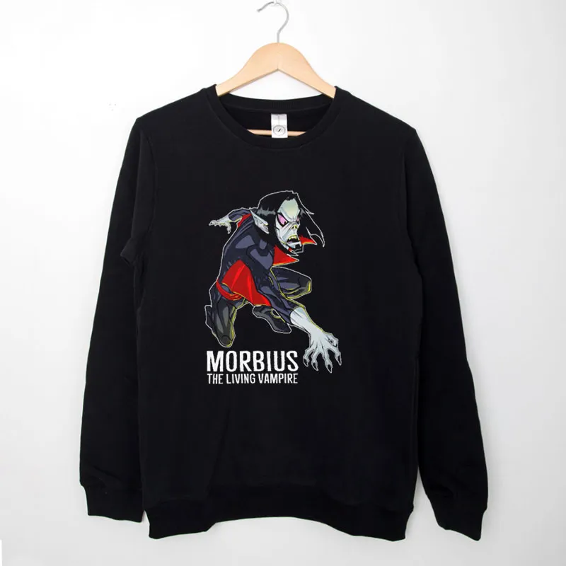 Black Sweatshirt Morbius 2 The Living Vampire Shirt
