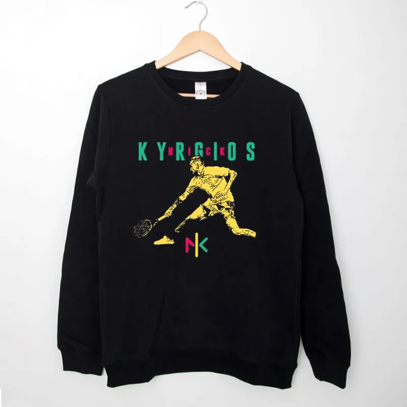 Black Sweatshirt Nick Kyrgios Merch Down The Line Shirt