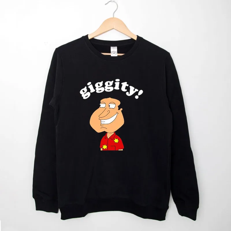 Black Sweatshirt Quagmire Laugh Giggity Shirt
