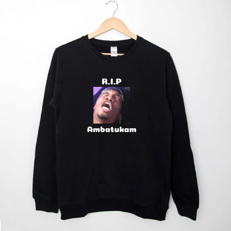 Black Sweatshirt Retro Rip Ambatukam Dreamybull Shirt
