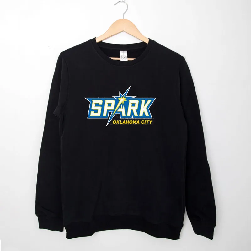 Black Sweatshirt Vintage Spark Oklahoma City Shirt