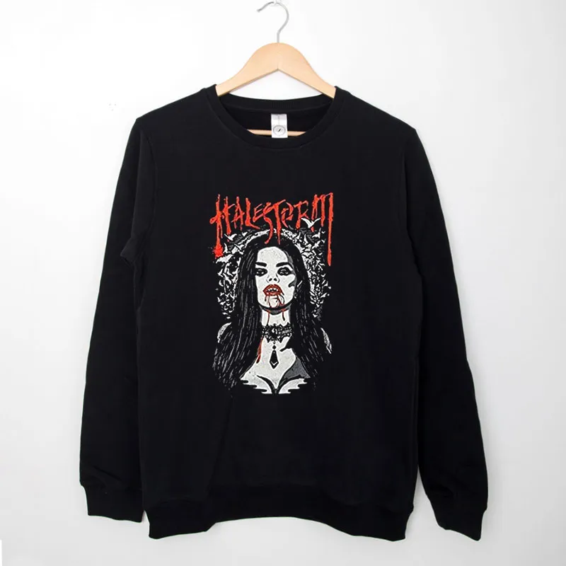 Black Sweatshirt Vintage Vampire Halestorm T Shirt