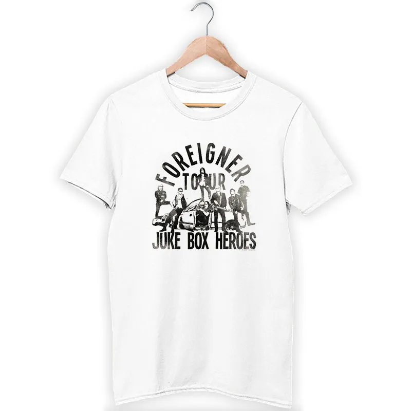 Foreigner Juke Box Hero Rock Music Shirt