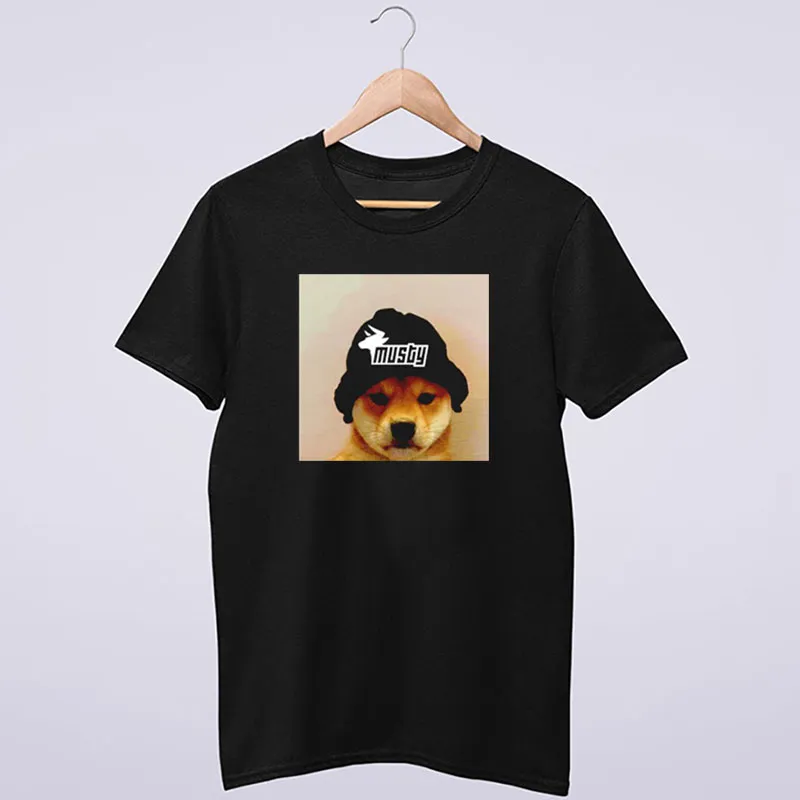 Funny Dog Wif Hat Shirt