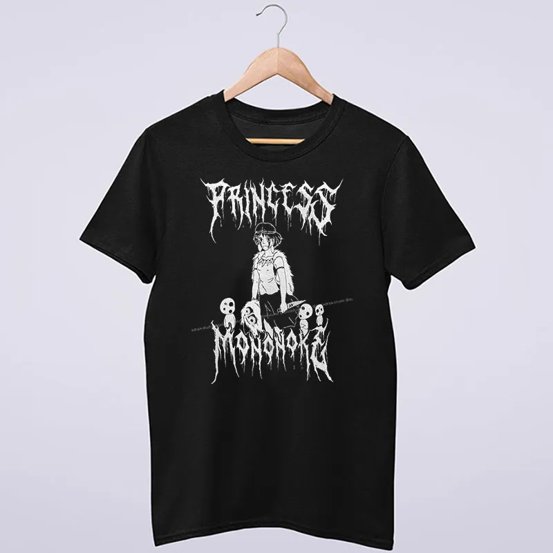 Heavy Death Metal Princess Mononoke Studio Ghibli Merch Shirt