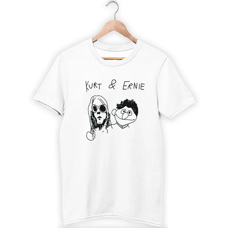 Kurt Cobain And Ernie Sesame Street Meme T Shirt