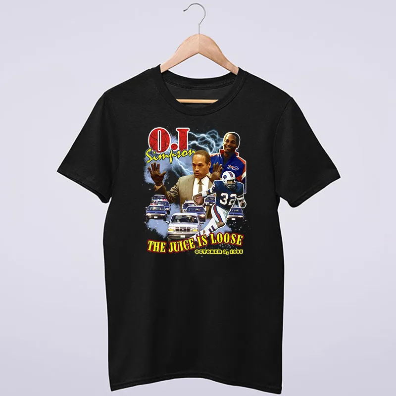 Retro 90s Rapper Oj Simpson Shirt