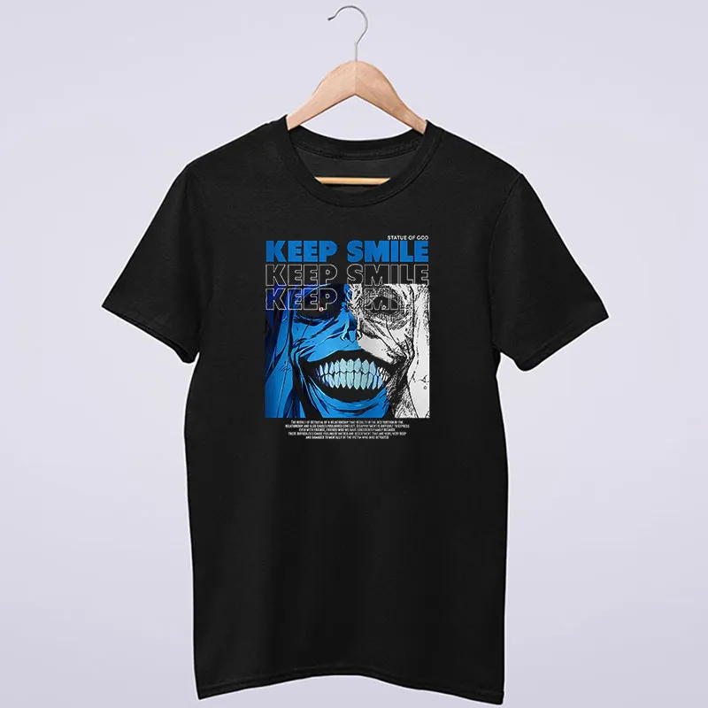 Statue Of God Keep Smile Solo Leveling Shirt